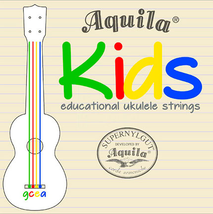 Струны универсальные цветные Aquila 138U SET FOR KIDS Soprano/Concert/Tenor