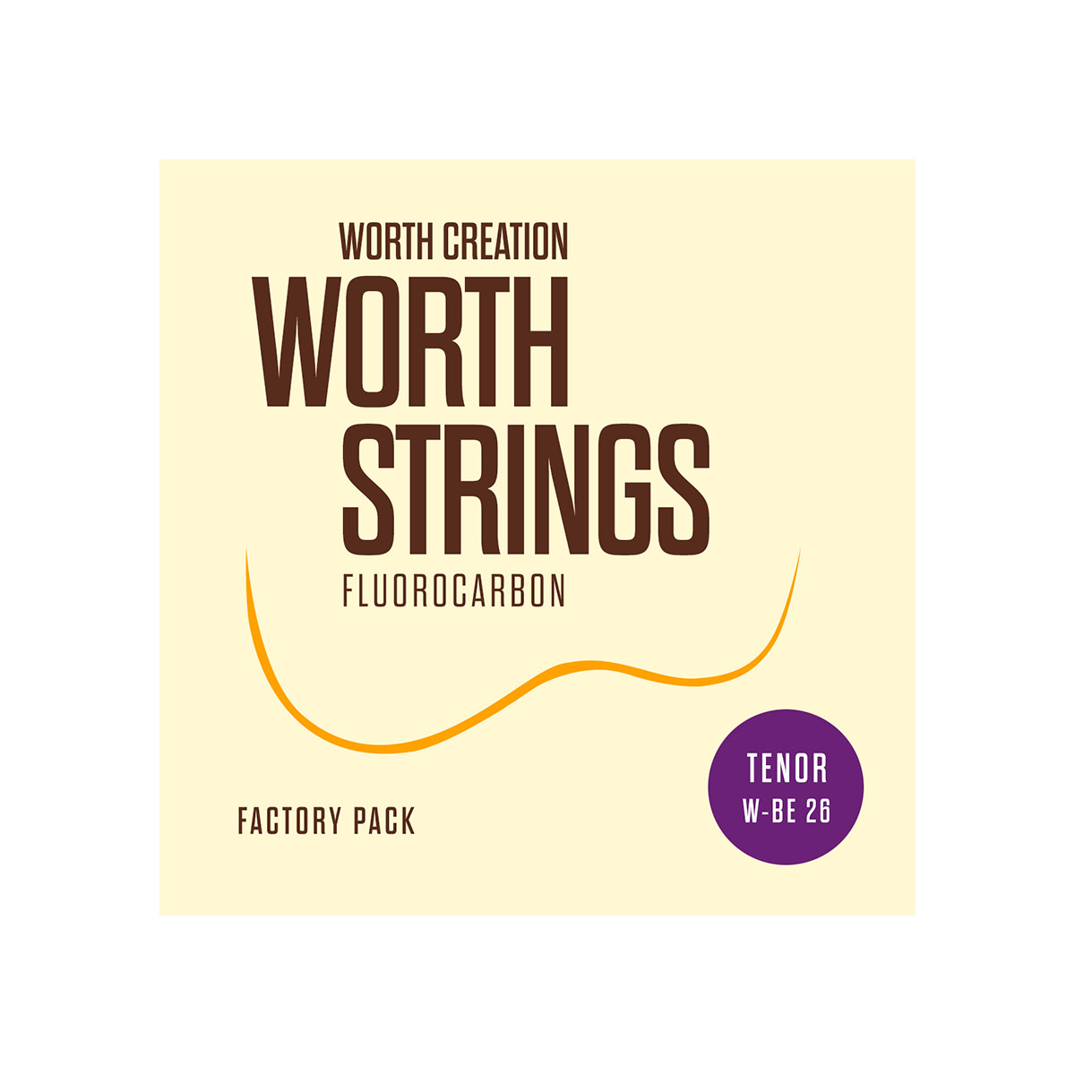 Струны для укулеле Тенор Worth Fluorocarbon W-BE26 Factory pack