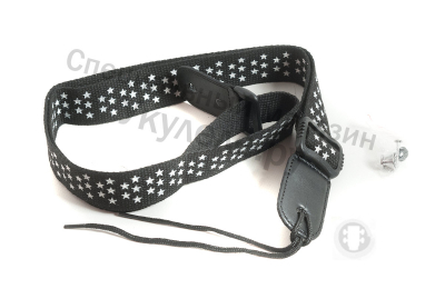 Ремень для укулеле под кнопки Dallas Basic Black